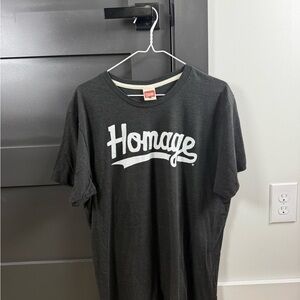 HOMAGE Men’s Black T-Shirt Size L
